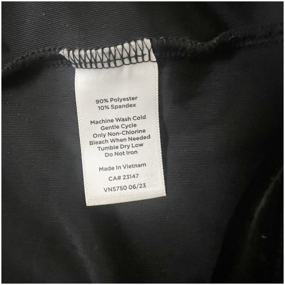 Talbots Off The Shoulder Black Velvet Pullover Blouse XL Petite Holiday Goth - Picture 5 of 11